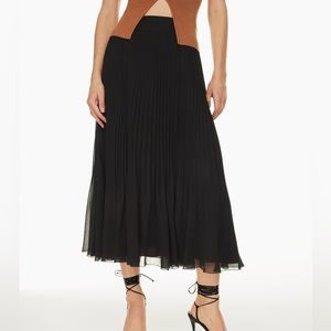 Wilfred Black Pleated Skirt Size XS